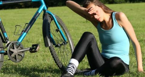 heat exhaustion bicycling stories